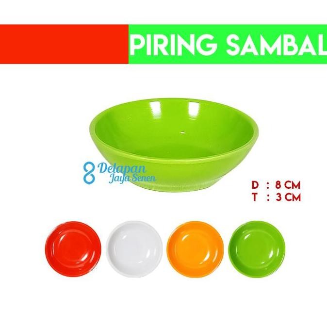 (Good) Piring Sambal Melamin | Piring Sambal Bulat | Pisin Tempat Sambal