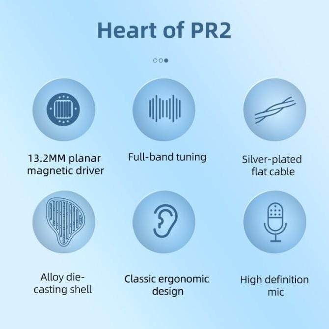 Kz X Hbb Pr2 Planar Magnetic Driver In Ear Metal Earphone With Mic