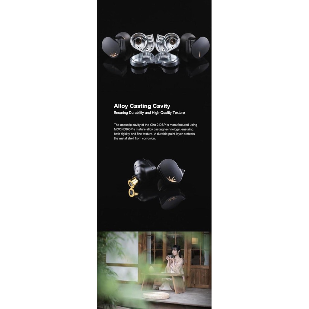 Moondrop Chu 2 Dsp In-Ear Monitors Type-C Plug With Mic Chu2 Chu Ii