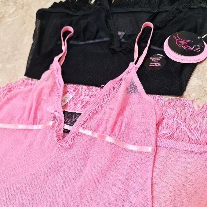 LASENZA LINGERIE BLACK PINK (VICTORIA SECRET VS LA SENZA G STRING H&M