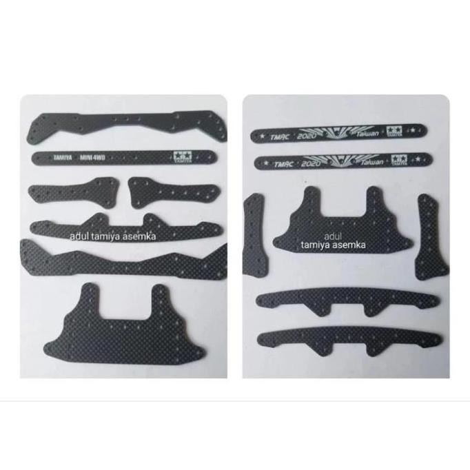 PAKET SET CARBON MEMBRAN 1,6 ALL VARIAN/BEMPER TAMIYA S2-SFM-FM-A-MA