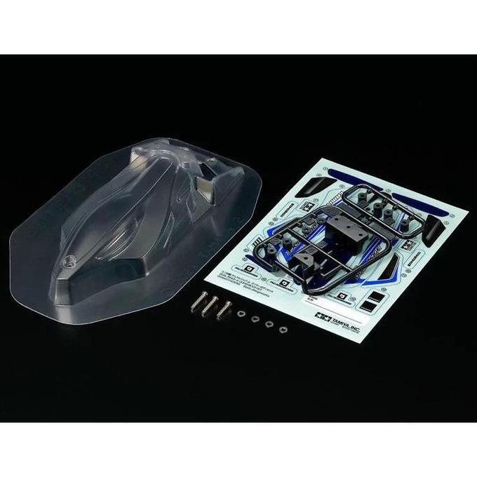 TAMIYA 95645 DUAL RIDGE JR CLEAR BODY SET POLYCARBONATE