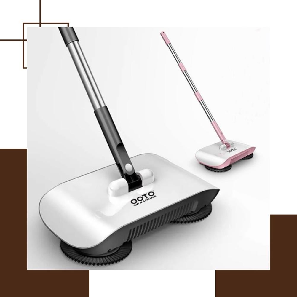 YMN Broom Sapu Pel Otomatis Penyedot Debu Pembersih Lantai