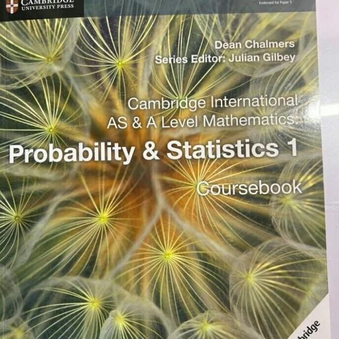 TERLARIS Cambridge international probability & statistic 1 coursebook buku original