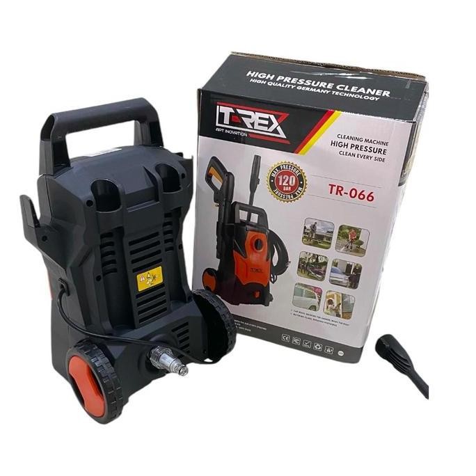 T-Rex Mesin Jet Cleaner Listrik 120 Bar High Pressure Mesin Cuci Mobil Mesin Alat Cuci Steam Mobil M