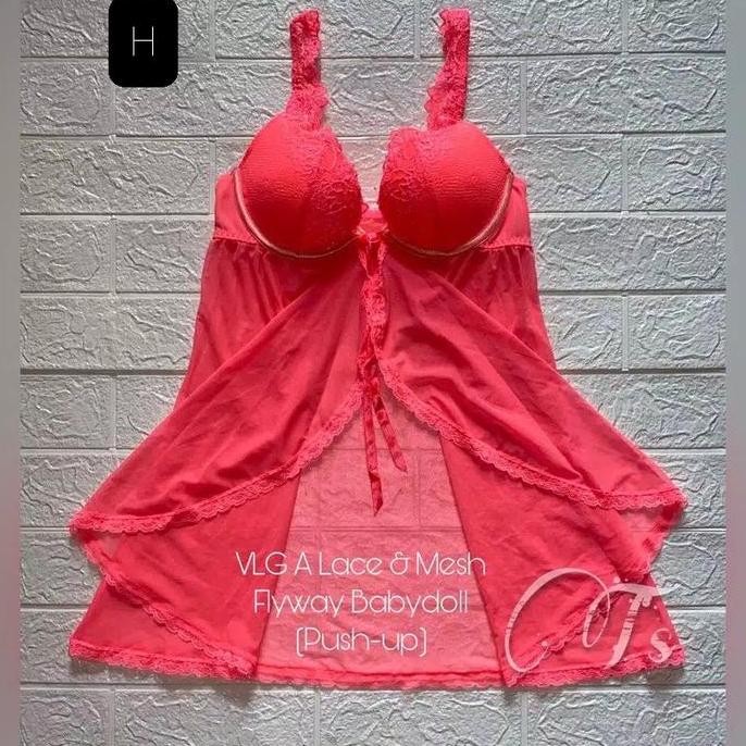 VALEGE SEXY LINGERIE TEMBUS PANDANG (VICTORIAS SECRET LA SENZA RED H&M