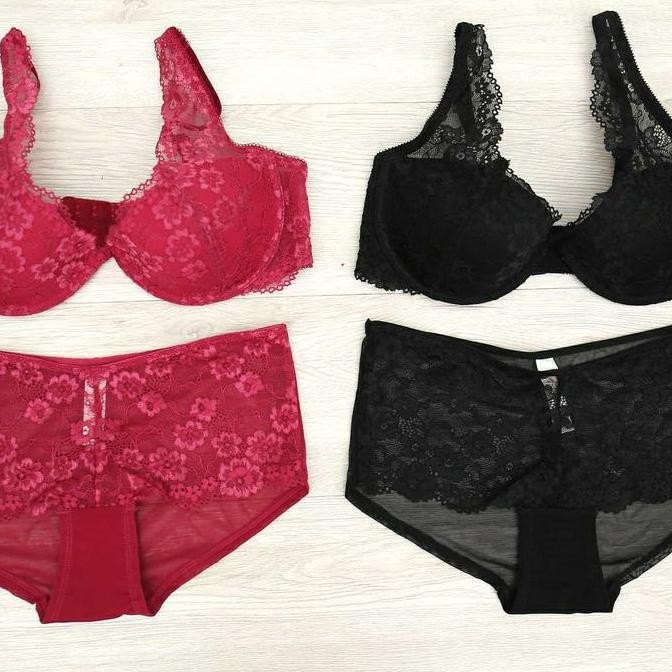 BRA SET AMITIE LACE RENDA SEXY BH (VICTORIA SECRET LASENZA KIMONO H&M