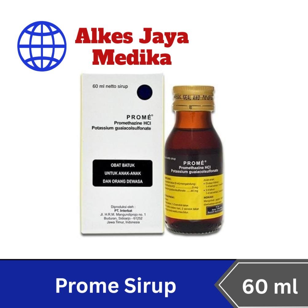 Prome Sirup 60 Ml Obat Batuk Alergi