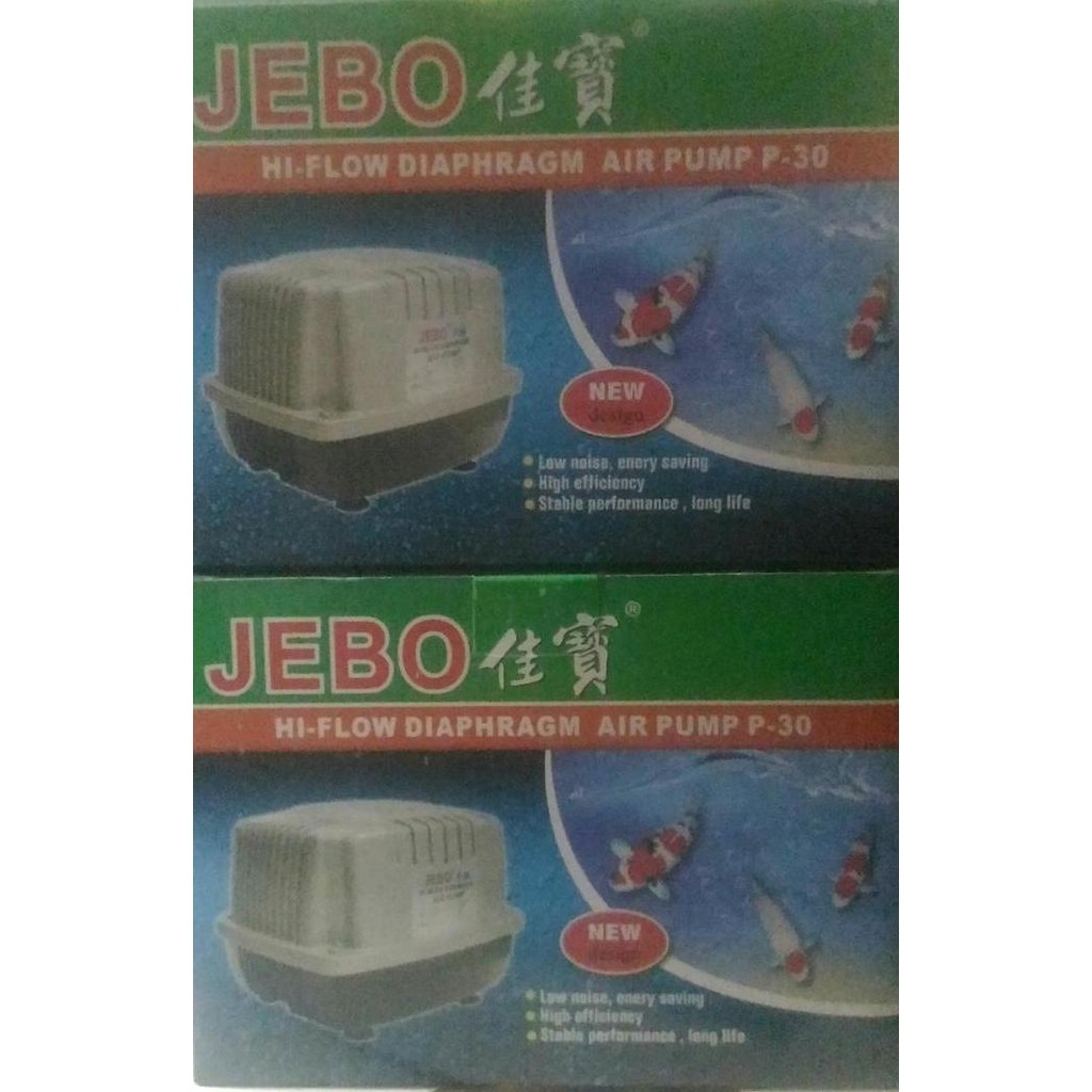 AQUARIUM AIRPUMP AERATOR JEBO P 30 ORIGINAL DAN TERPERCAYA