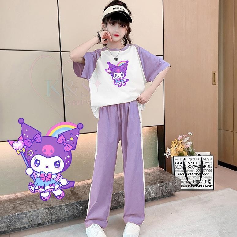 VALENSHOP SETELAN CELANA PANJANG ANAK PEREMPUAN - ONESET ANAK 3-12 TAHUN - SETCEL ANAK PEREMPUAN