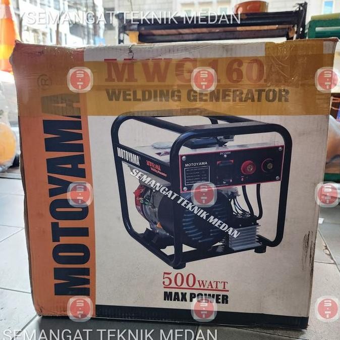 MWG160A MESIN LAS GENSET BENSIN GENERATOR WELDER MOTOYAMA MWG 160 A