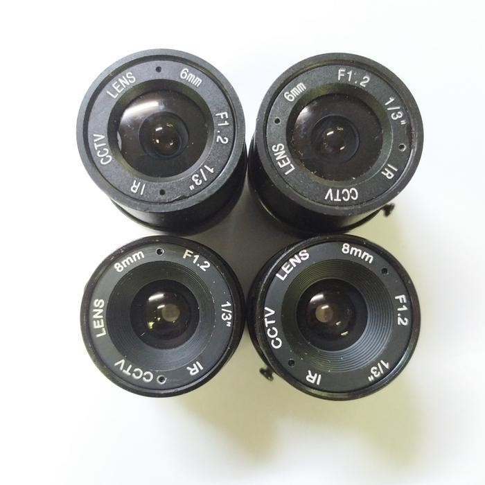 FPS Lensa CCTV 4mm,6mm,8mm,12mm 1/3" F1.2
