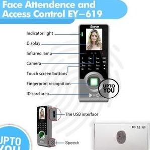 PROMO - Mesin Absensi Wajah dan Sidik Jari - Face Attendance Finger Print and  Access Control EY-619