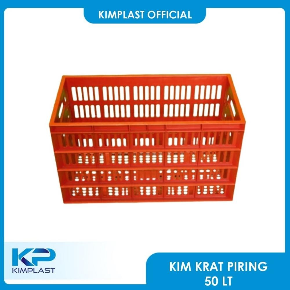 NEW KIMPLAST Krat Piring 50 Liter/ Keranjang Piring/ Keranjang Untuk Catering/ Tempat Piring/ Tempat