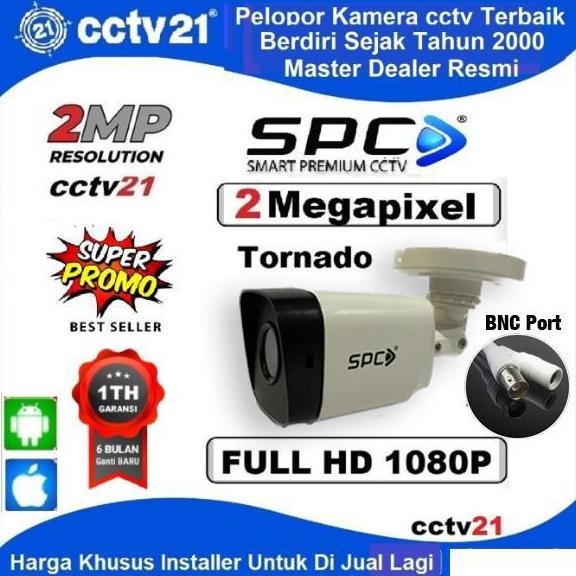 NEW - CCTV - Camera - SPC TORNADO Outdoor 2MP Full HD 1080 Harga Promo cctv21
