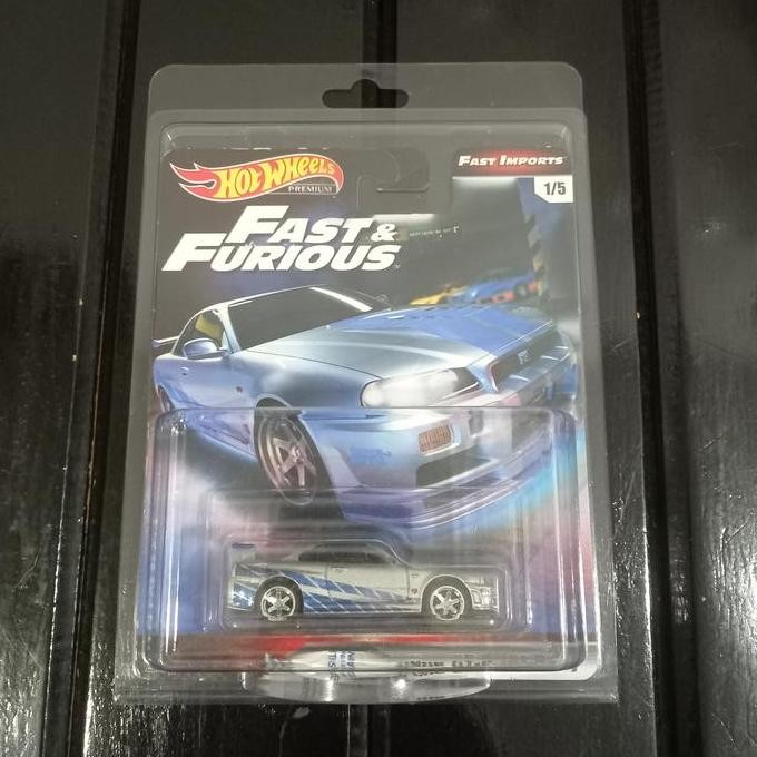 Hotwheels Nissan Skyline BNR34 R34 Fast Furious Fast Import