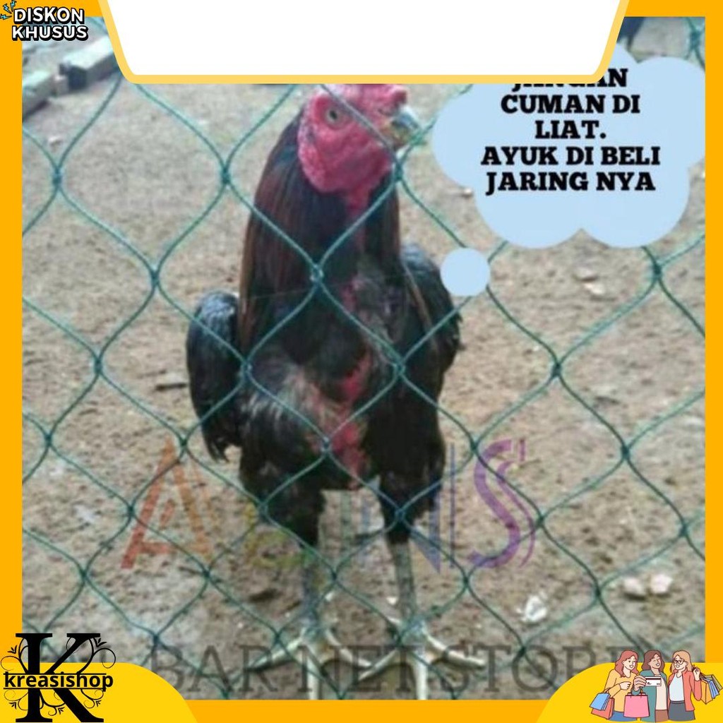Produk baru JARING PAGAR SERBAGUNA 3X10 METER LUBANG 2CM X 2CM JARING PAGAR AYAM JARING AYAM JARING 