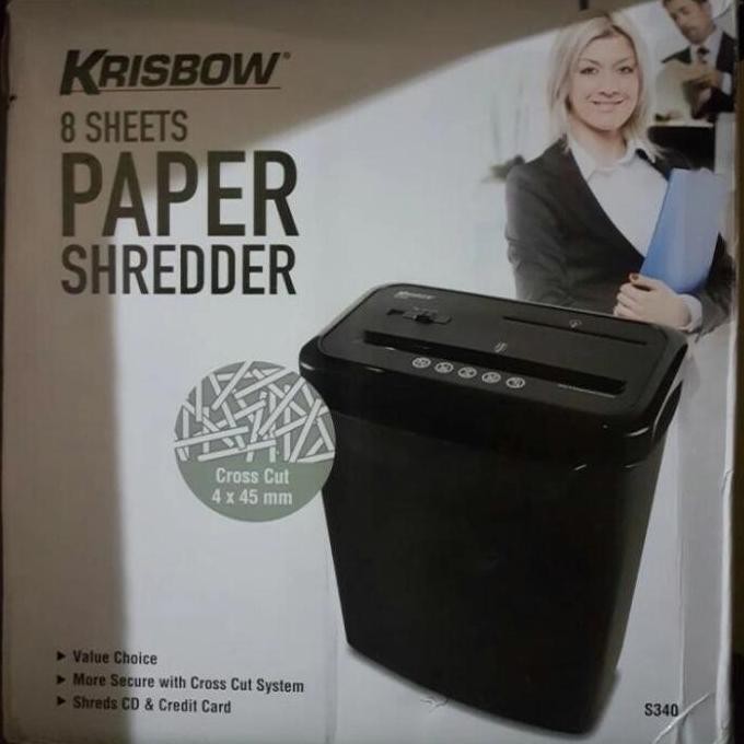 TERBARU - Krisbow 8Sheets Paper Shredder