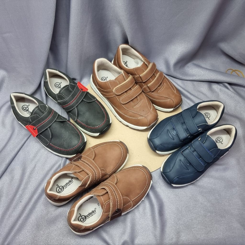 Donatello Sepatu Sneakers Anak Laki Laki Kasual Ringan Ukuran  26-31