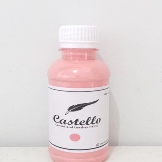 Cat Castello Sepatu Dan Tas Kulit Dan Kanvas Peach