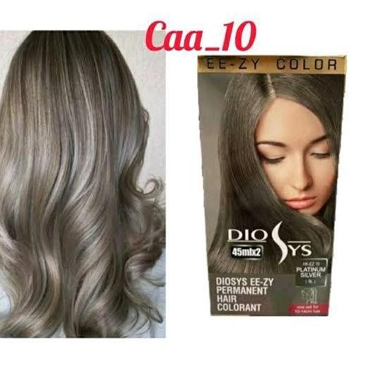 Dyosis Hair Color Platinum Silver, Pewarna Rambut Permanent Cat