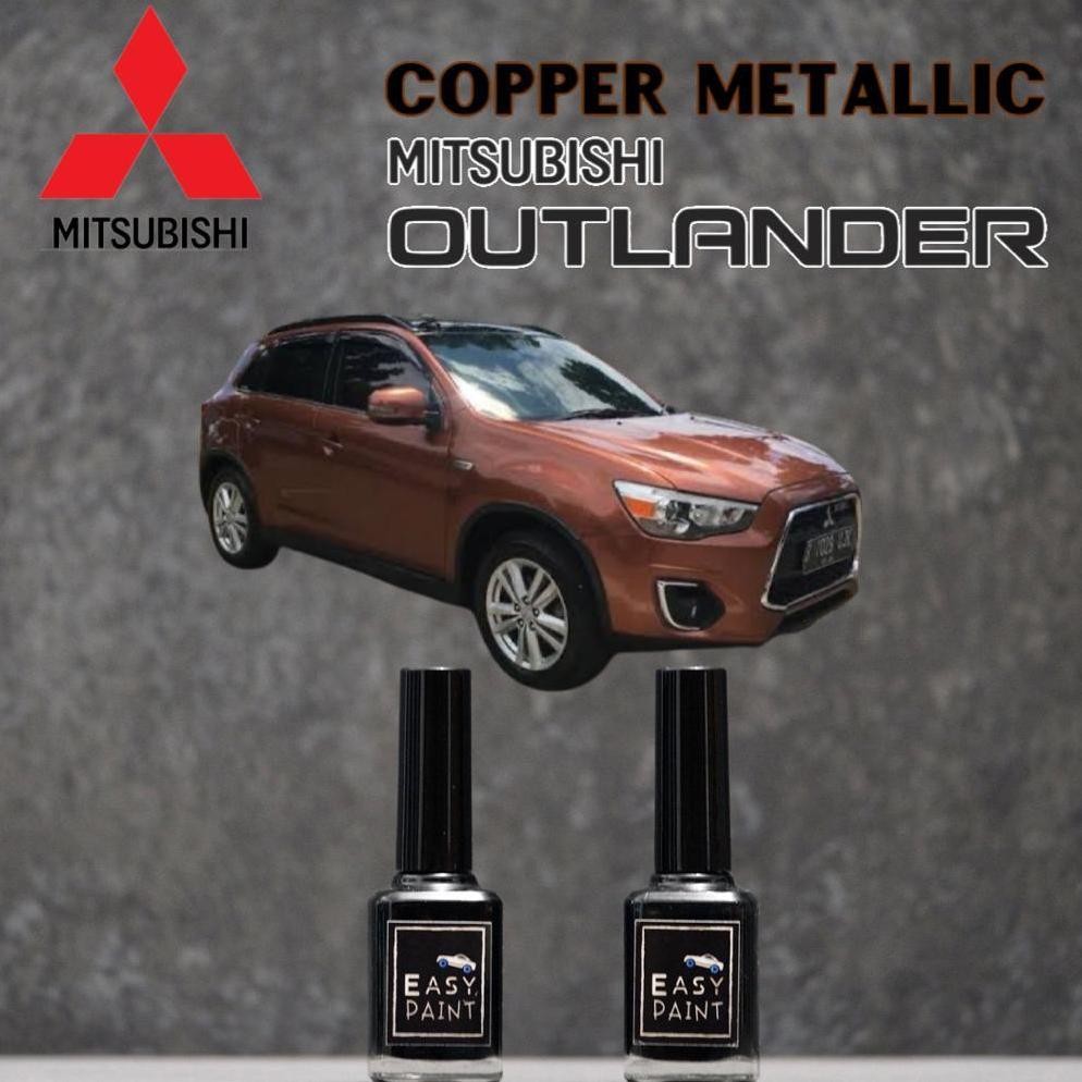 YY- CAT OLES COPPER METALIC MITSUBISHI OUTLANDER ORANGE COKLAT TEMBAGA