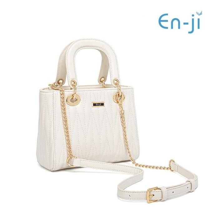 En-ji Seora Handbag - Ivory