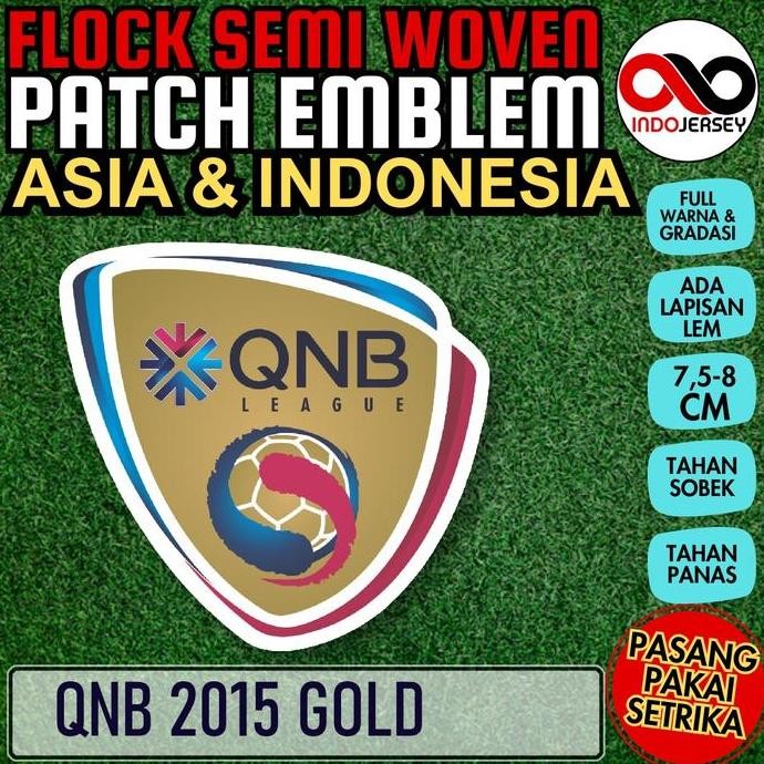 yang dicari@@@@] Patch Badge Emblem Flock Semi Woven Setrika iron-on Jersey Liga Sepak Bola INDONESI