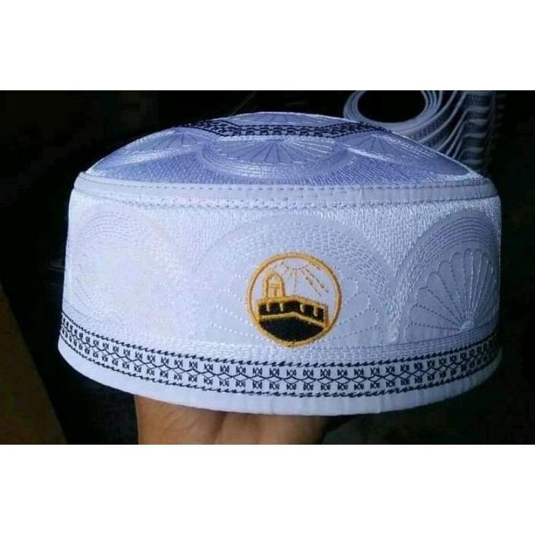 COD 10pcs ukuransize 59 lengkap peci malaysia logo kabah TERBARU terlaris termurah