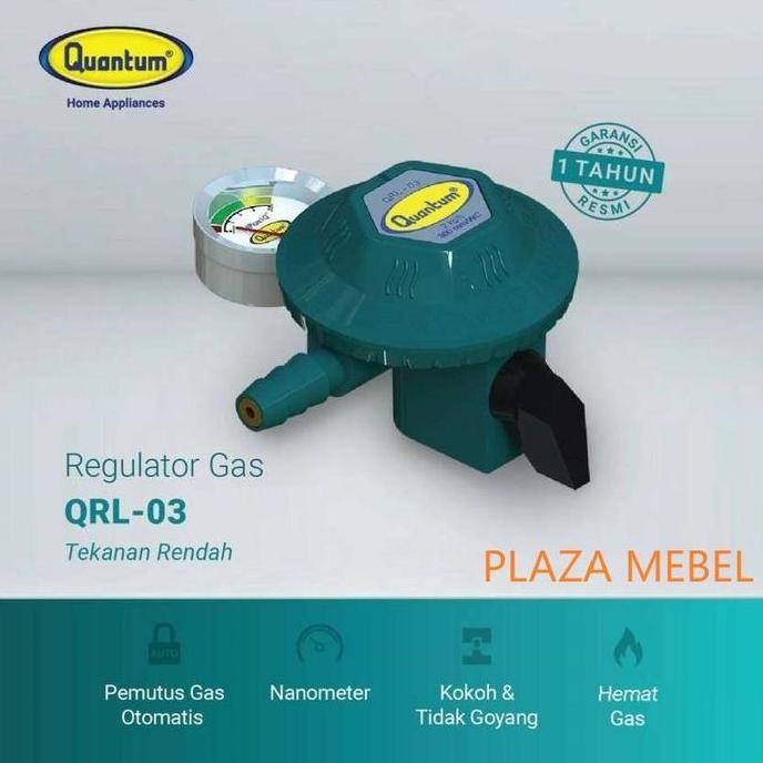 Terbaik Regulator Kompor Gas Quantum Qrl - 03 100% Ori
