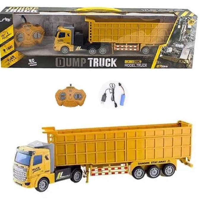 DB140 }} MAINAN MOBIL REMOTE CONTROL-RC DUMP TRUCK-REMOTE CONTROL TRUCK-MAINAN TRUCK Kontrol Toys re