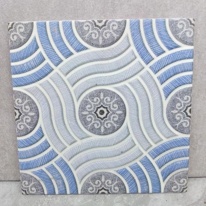 Terbaik Keramik 20X20 Biru Kasar 100% Ori
