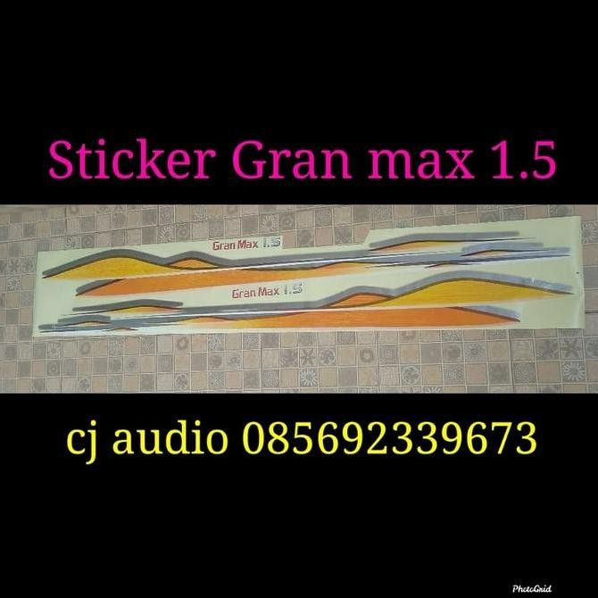 TERLARIS - sticker stiker Lis list body samping gran max grand max pick up