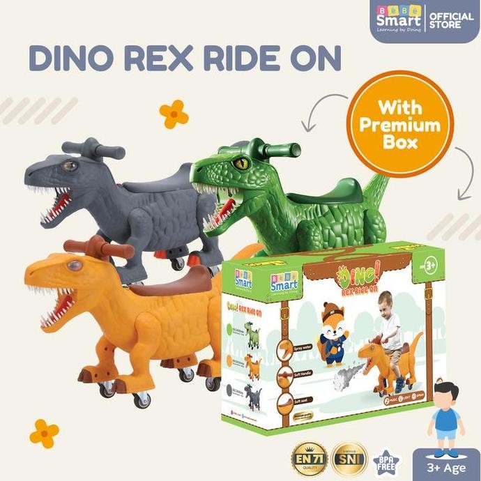 TERBARU - Mobil Dino Bisa Dinaiki | BEBE SMART Dino Rex Ride On | Mainan Anak Bisa Dinaki | Mainan D