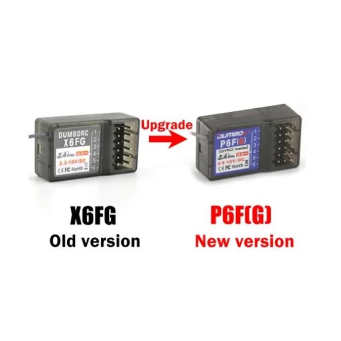 PROMO - receiver X6FG 6 channel untuk transmitter DUMBORC X6 atau SURPASS