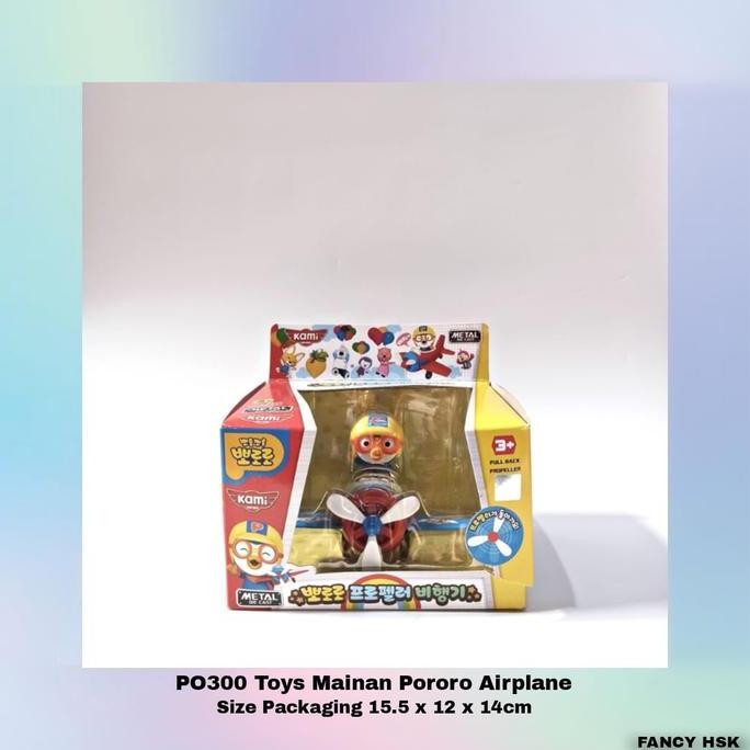 PROMO DISKON - TOYS MAINAN PORORO AIRPLANE PO300