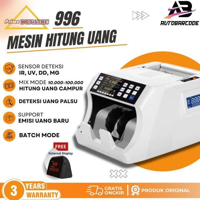 Terbaik Mesin Penghitung Uang Campur Baru Lama Terbaru Prime Dynamic 996 Hitung Uang Emisi 2022 Mone