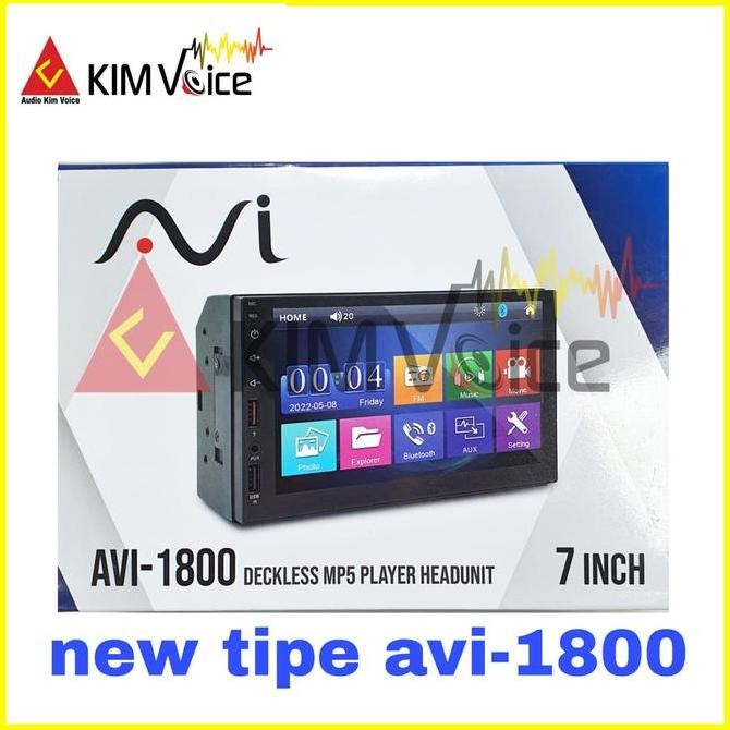 NEW - Head Unit Double Din Dekles MP5 AVI-1600DSB MKII