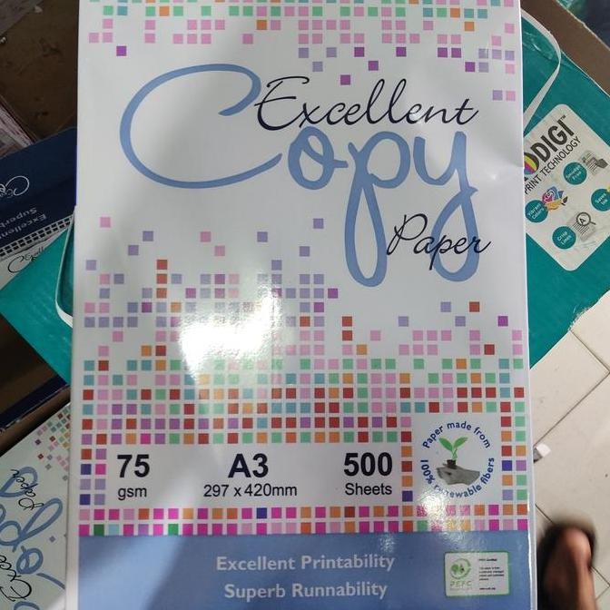 Terbaik Kertas A3 70 Gram / 75 Gram Dunia Mas 100% Ori