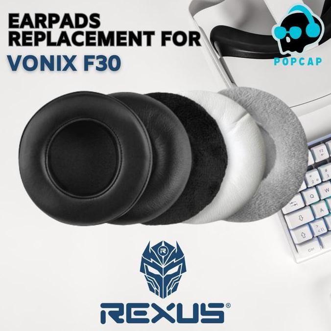 Earcup Earpad Ear Cushion Headset Gaming Rexus Vonix F30 F 30 Busa Pad Bantalan Headphone