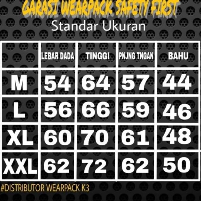 Baju wearpack Safety Atasan/APD K3/pakaian kerja/COKLAT SUSU