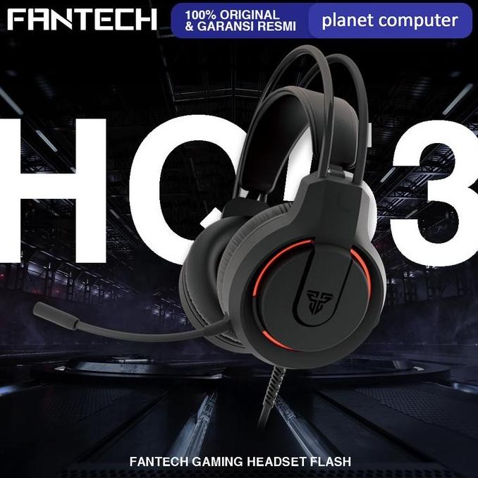 Headset Gaming Fantech Flash HQ53 - Gaming Headset Wired Flash HQ53 Resmi Ori