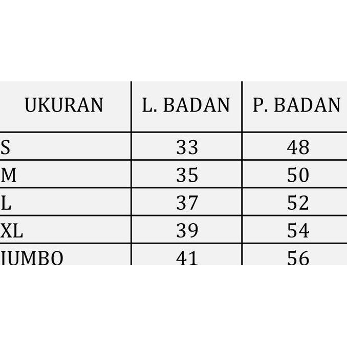 (Expert) Kaos BIMBA AIUEO S.M.L.XL