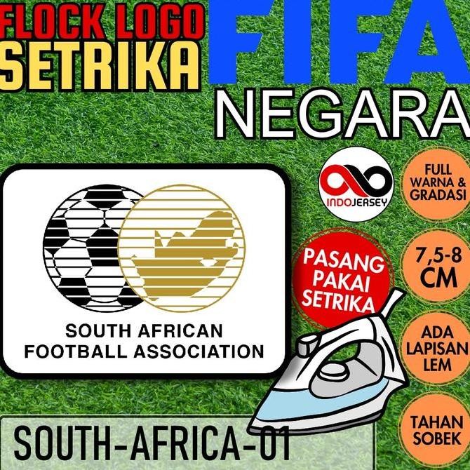 +++++] Patch Badge Emblem Flock Setrika iron-on Baju Jersey Logo FIFA NEGARA SOUTH AFRICA AFRIKA SEL