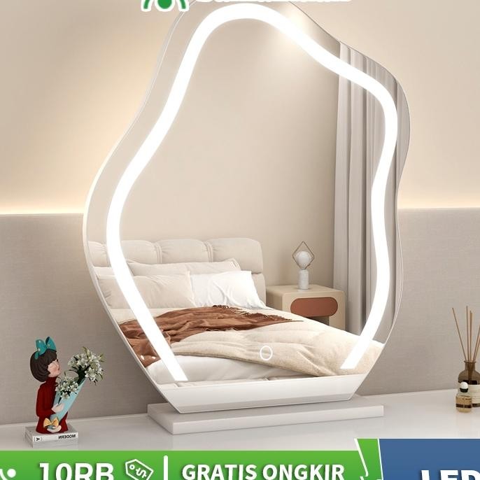 Damaindah Cermin Awan Cermin Rias Meja Rias Cermin Rias Led Cermin Rias Duduk Cermin Oval Pengindera