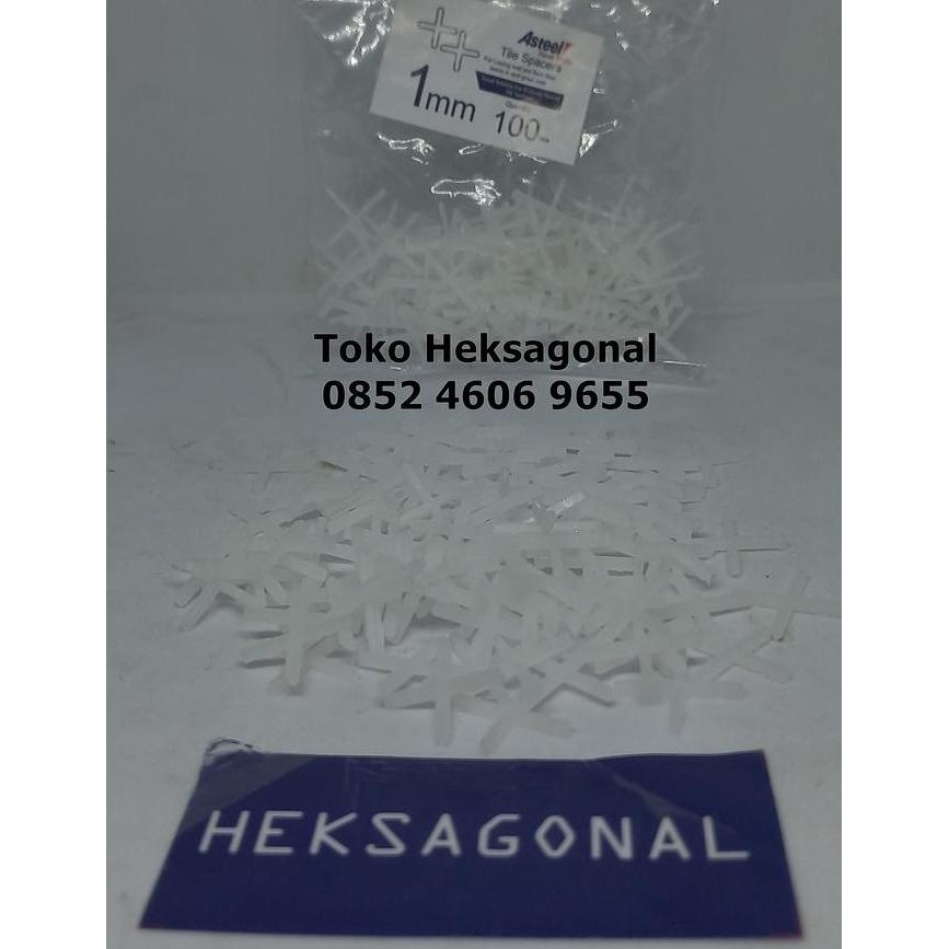 /////] Tile Spacer 1mm Spacers Pembatas Nat Keramik Granit Lantai BPN