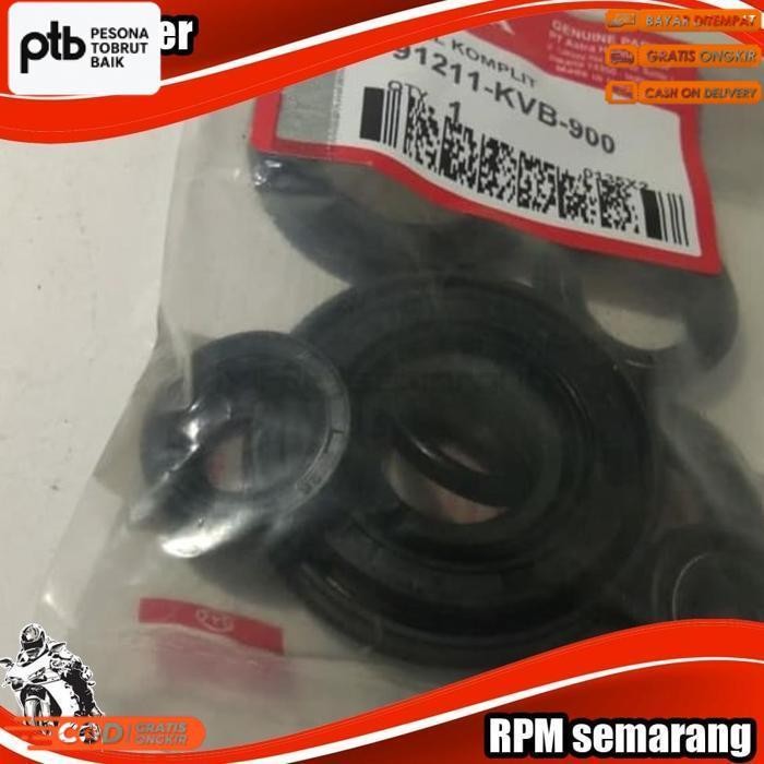 Berkualitas Seal Komplit Assy Oli Seal Set Oil Honda Vario Beat Scoopy Karbu Original  Kvb  Berkuali