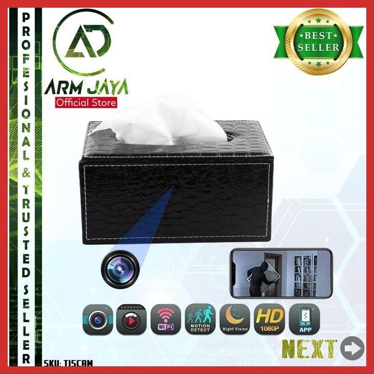 READY SPY CAMERA CCTV WIFI KAMERA BOX KOTAK TISU TISSUE WIRELESS HIDDEN CCTV PENGINTAI RAHASIA TERSE