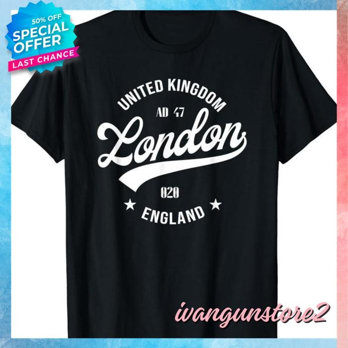 BEST SELLER KAOS TSHIRT BAJU OBRAL MURAH COMBED 30S DISTRO INGGRIS LONDON ENGLAND POLOS CUSTOM INDON