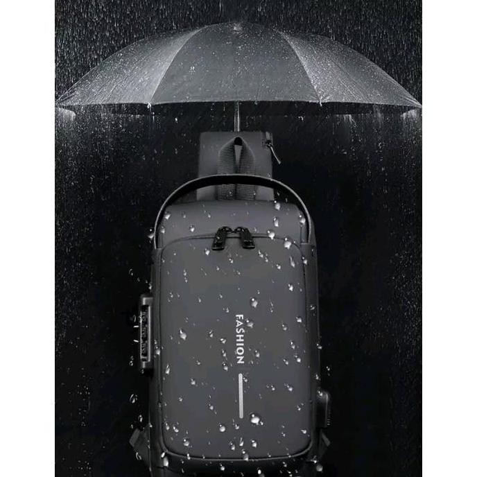 Tas Selempang Minimalis Tas Seling Bag Pria Waterproof Anti Maling Tas Viral Tas Selempang Pria Kere